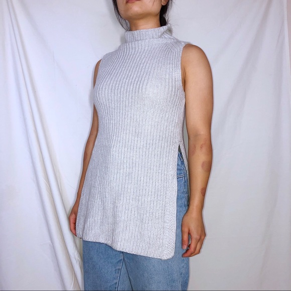 Wilfred Sleeveless Gray Wool Sweater XXS Like New - Picture 2 of 8